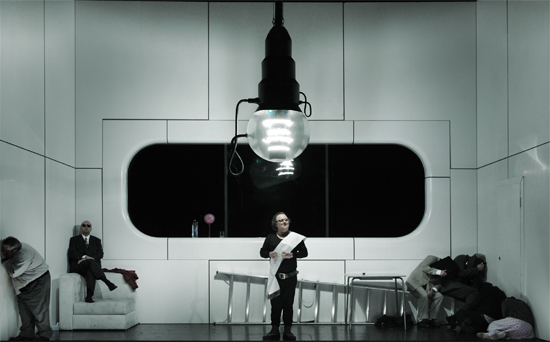 Klaus Grünberg, set and light design for Le Grand Macabre, Theater Bremen, 2007