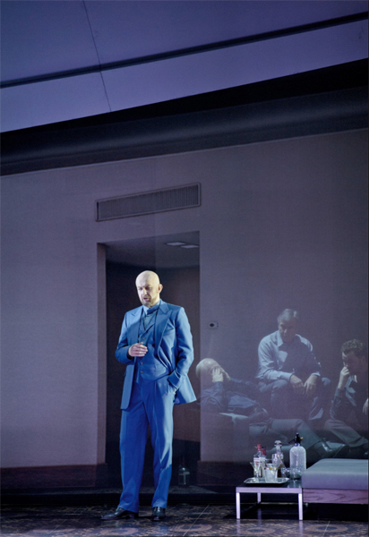 Klaus Grünberg, set and light design for AIDA, Opernhaus Zürich, 2014