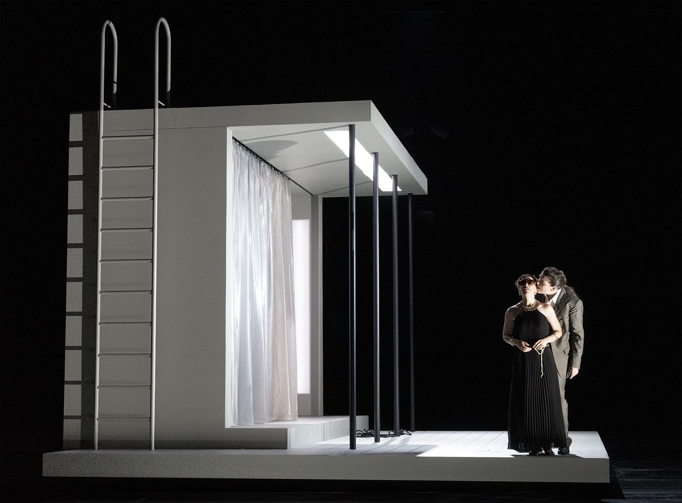 Klaus Grünberg, set and light design for Giulio Cesare in Egitto (Händel), Nationaltheater Mannheim, 2025