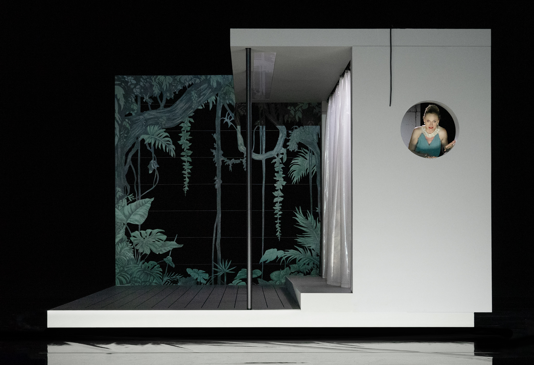 Klaus Grünberg, set and light design for Giulio Cesare in Egitto (Händel), Nationaltheater Mannheim, 2025