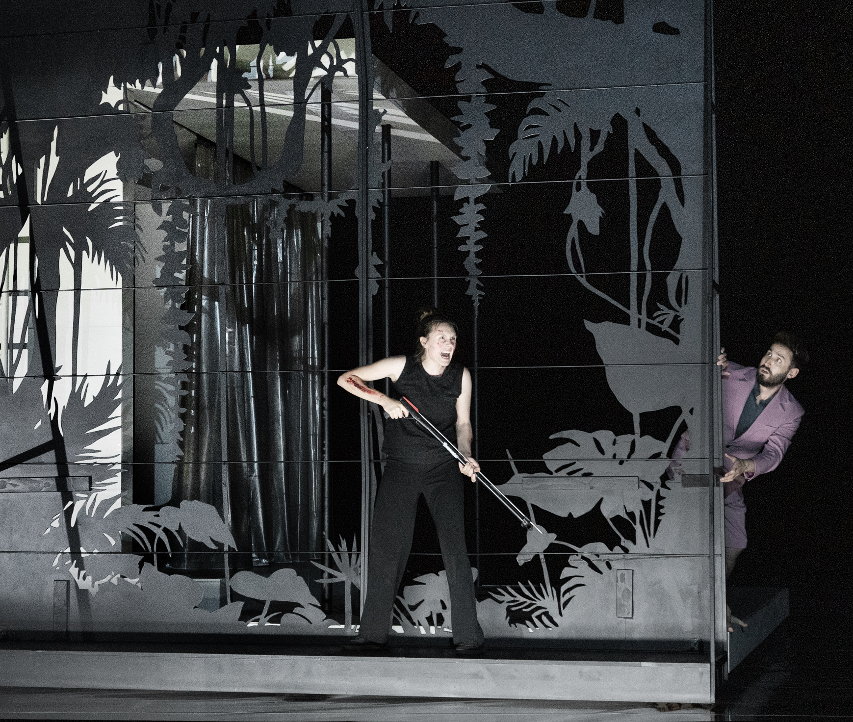 Klaus Grünberg, set and light design for Giulio Cesare in Egitto (Händel), Nationaltheater Mannheim, 2025