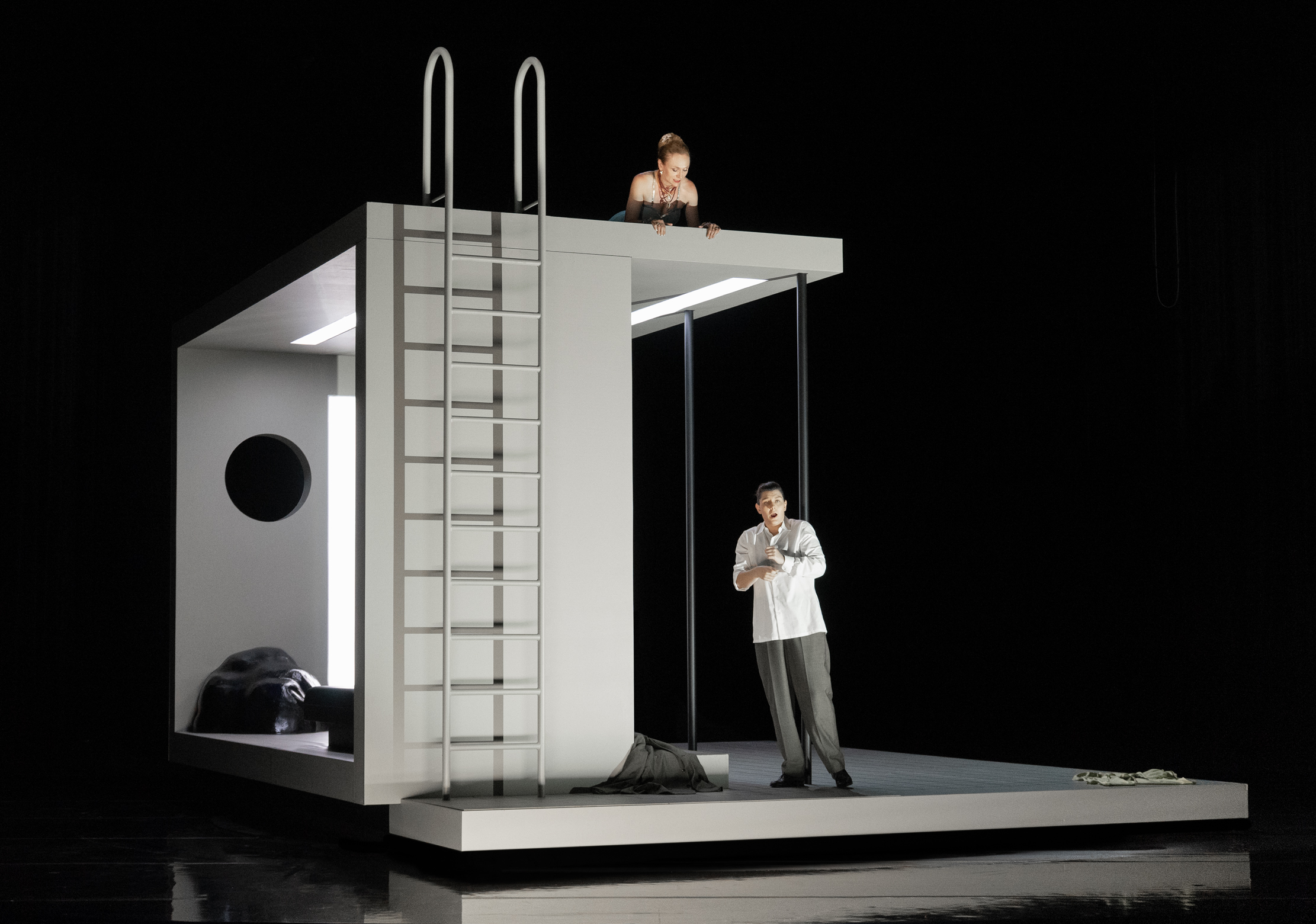 Klaus Grünberg, set and light design for Giulio Cesare in Egitto (Händel), Nationaltheater Mannheim, 2025