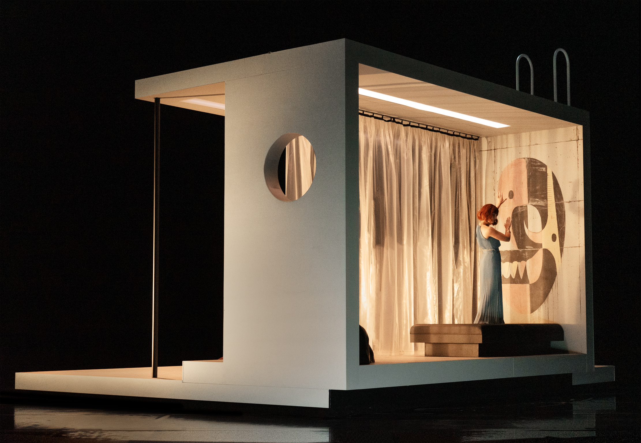 Klaus Grünberg, set and light design for Giulio Cesare in Egitto (Händel), Nationaltheater Mannheim, 2025