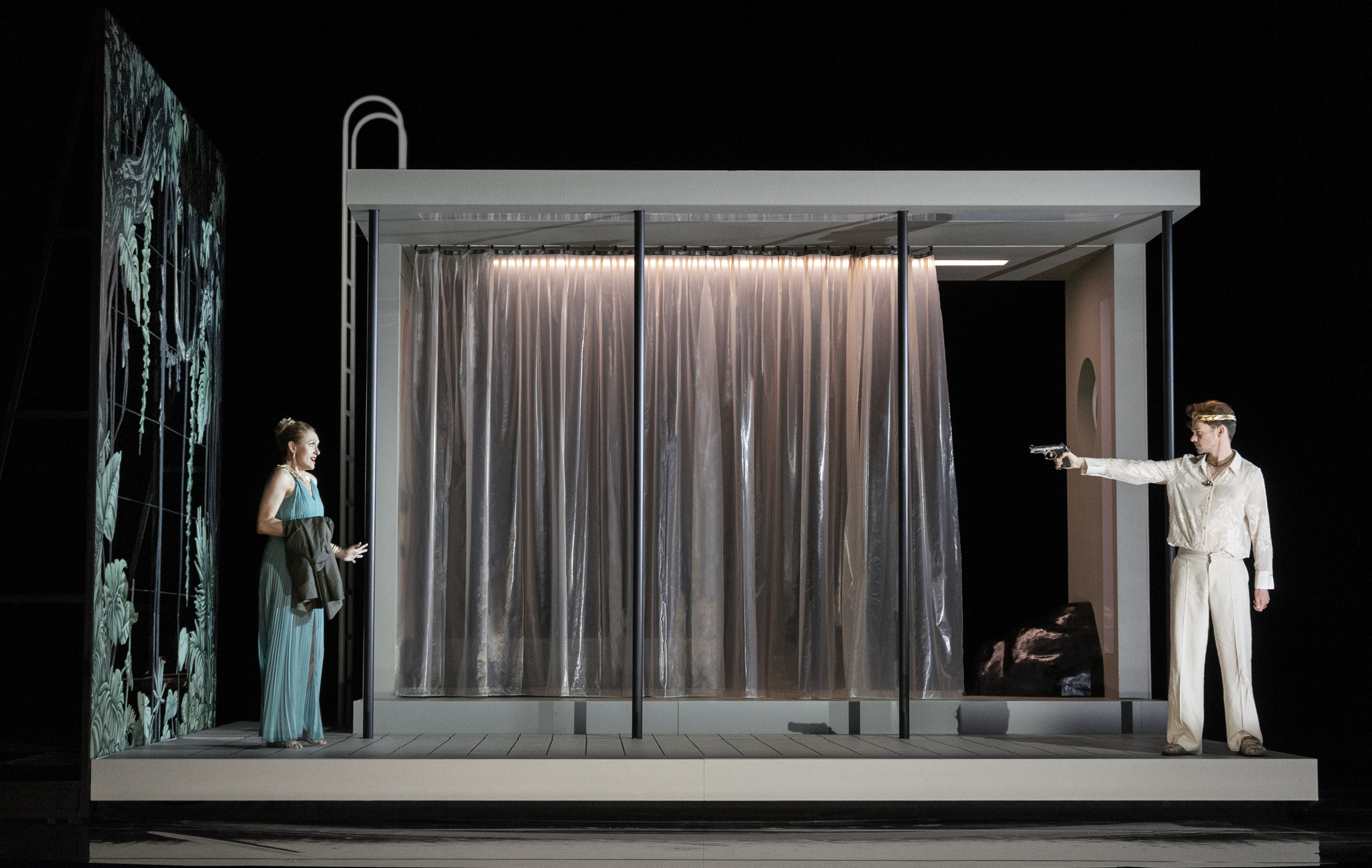 Klaus Grünberg, set and light design for Giulio Cesare in Egitto (Händel), Nationaltheater Mannheim, 2025