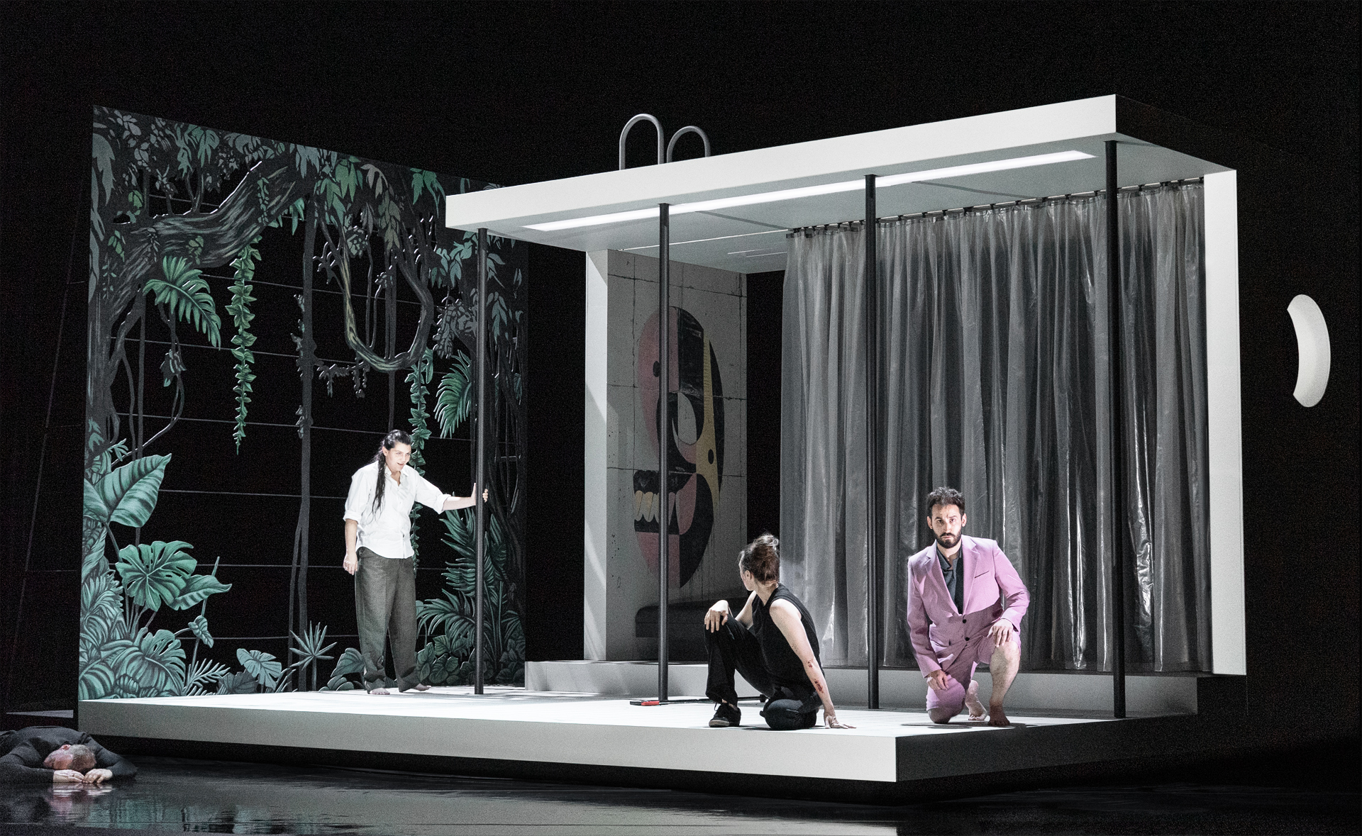 Klaus Grünberg, set and light design for Giulio Cesare in Egitto (Händel), Nationaltheater Mannheim, 2025