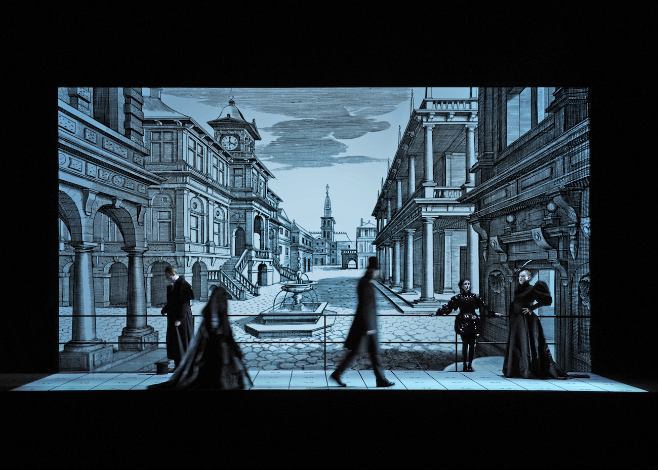 europeras 1 & 2, set design and light by Klaus Grünberg, Ruhrtriennale