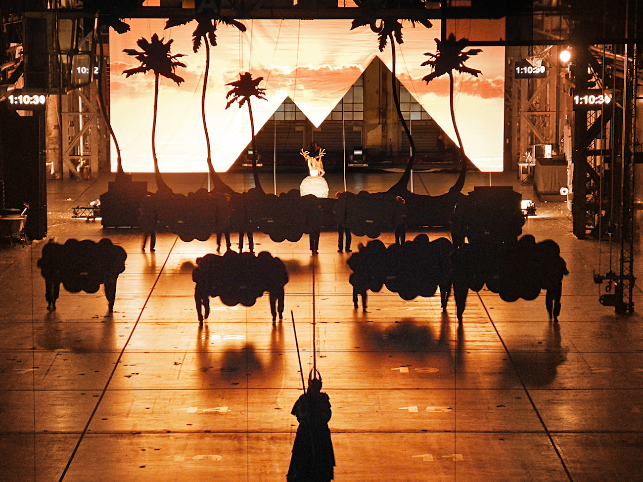 europeras 1 & 2, set design and light by Klaus Grünberg, Ruhrtriennale