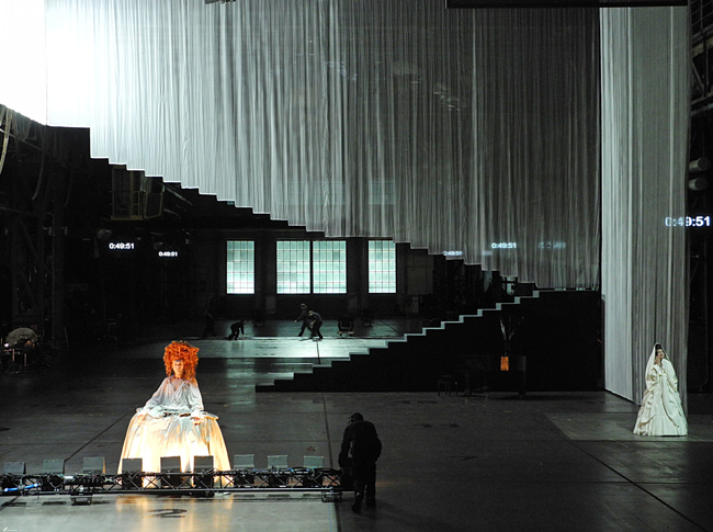 europeras 1 & 2, set design and light by Klaus Grünberg, Ruhrtriennale