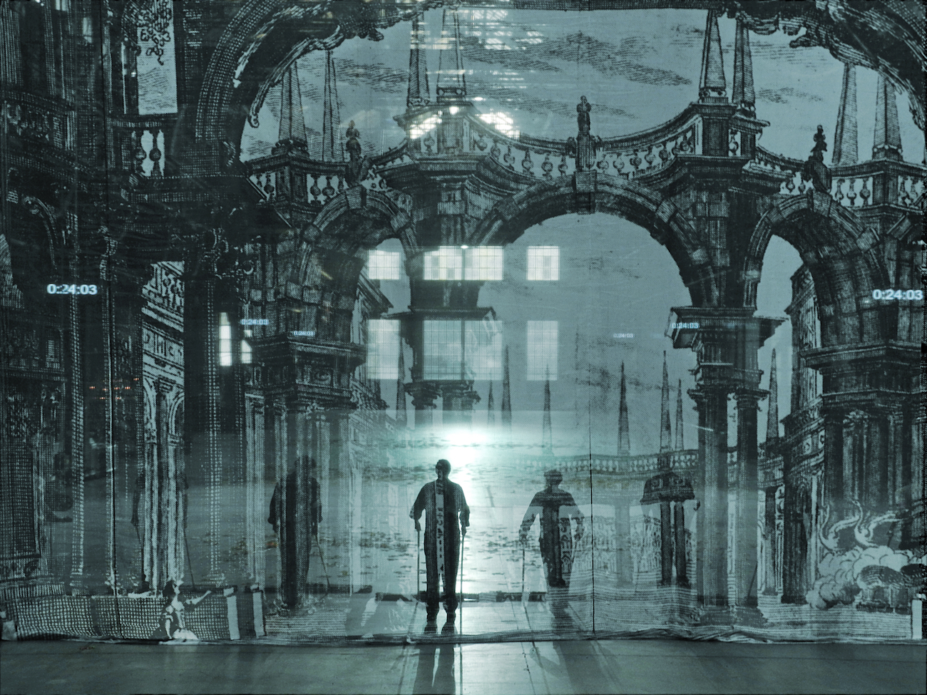 europeras 1 & 2, set design and light by Klaus Grünberg, Ruhrtriennale