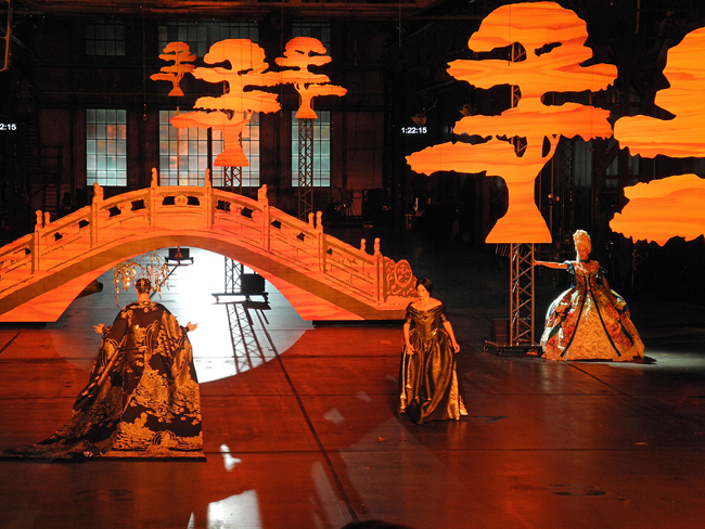 europeras 1 & 2, set design and light by Klaus Grünberg, Ruhrtriennale