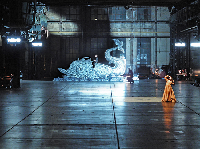 europeras 1 & 2, set design and light by Klaus Grünberg, Ruhrtriennale