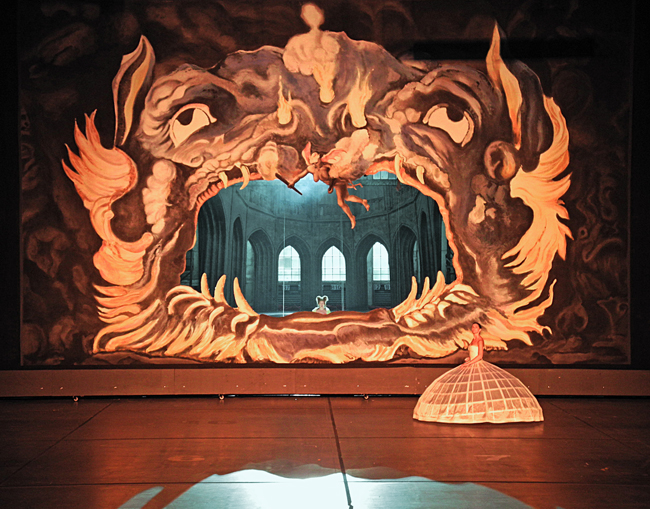 europeras 1 & 2, set design and light by Klaus Grünberg, Ruhrtriennale