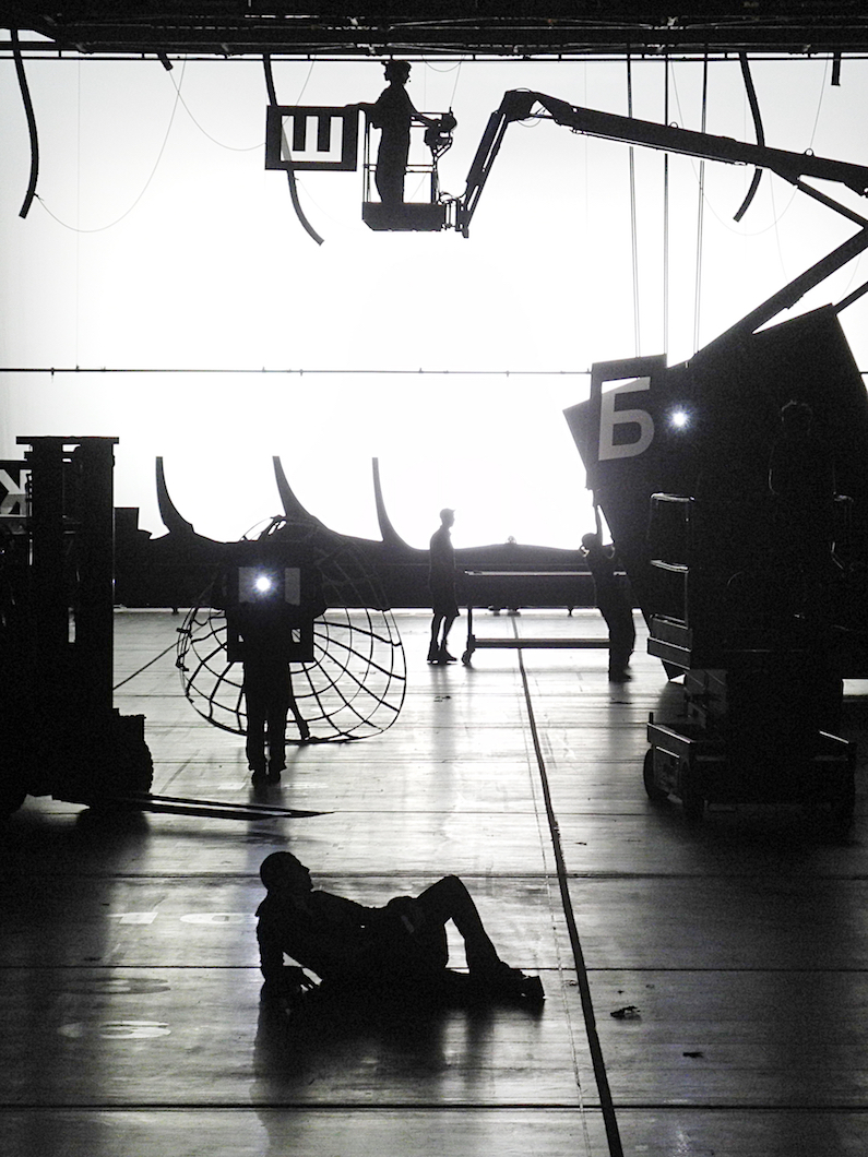 europeras 1 & 2, set design and light by Klaus Grünberg, Ruhrtriennale