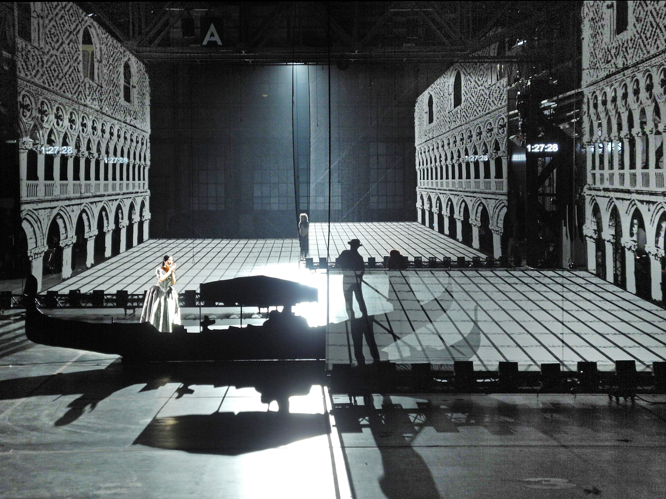 europeras 1 & 2, set design and light by Klaus Grünberg, Ruhrtriennale