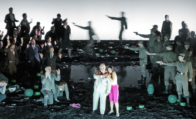 Klaus Grünberg, set and light design for Mazeppa, Vlaamse Opera, 2009