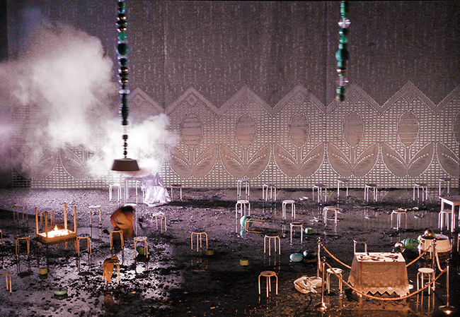 Klaus Grünberg, set and light design for Mazeppa, Vlaamse Opera, 2009