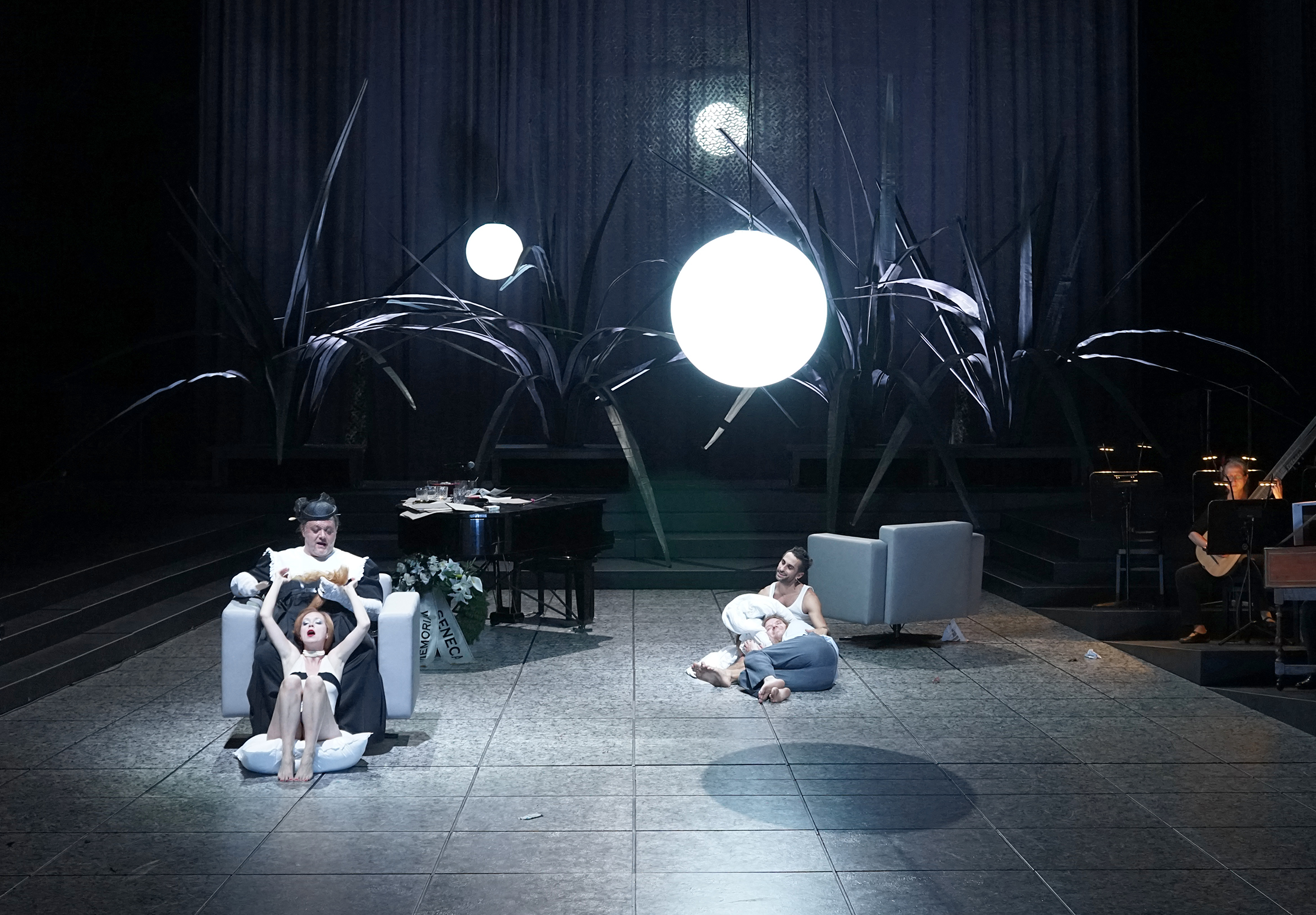 Klaus Grünberg, set and light design for l'incoronazione di poppea (Monteverdi), Theater Bremen, 2023