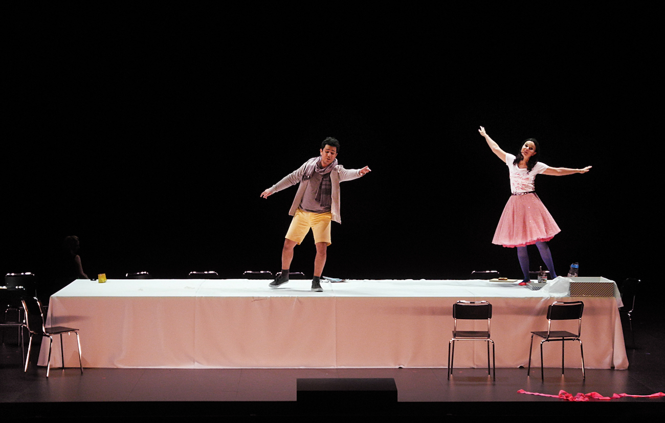 Rigoletto (Giusepppe Verdi), Regie: Tatjana Gürbaca, Bühnenbild und Licht: Klaus Grünberg, Kostüme: Silke Willrett, Opernhaus Zürich, 2013