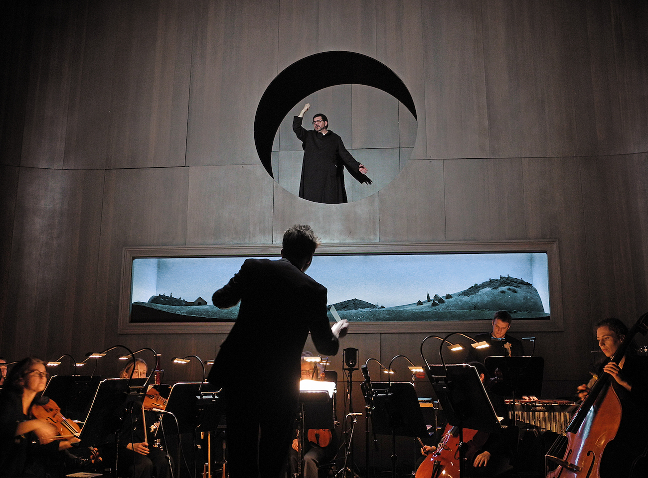 Klaus Grünberg, set and light design for Simplicius Simplicissimus (Hartmann), Theater Bremen, 2017