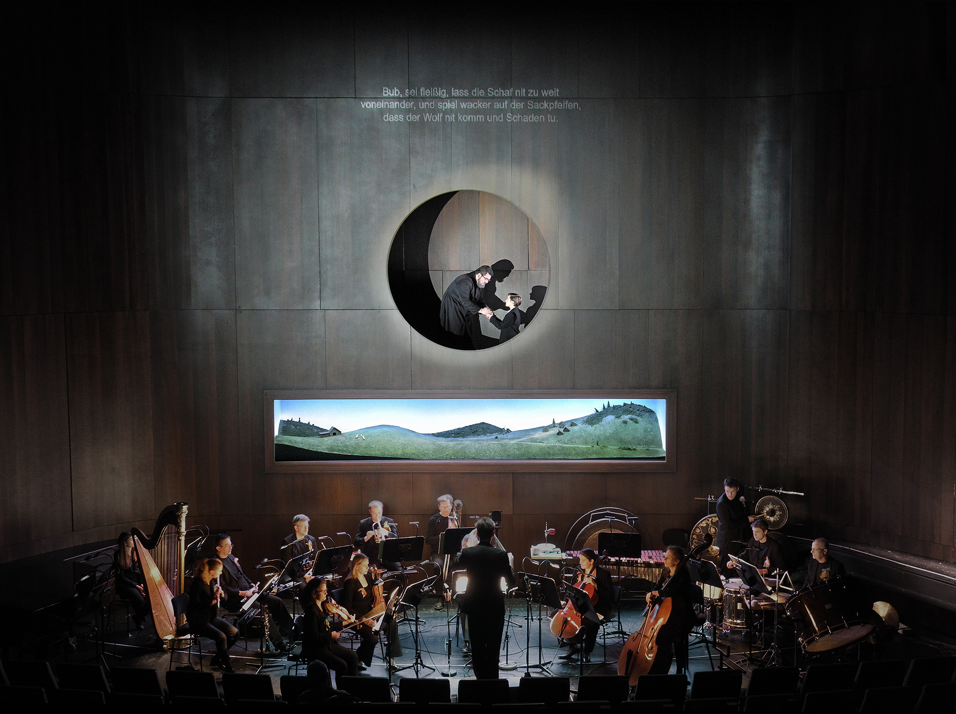 Klaus Grünberg, set and light design for Simplicius Simplicissimus (Hartmann), Theater Bremen, 2017