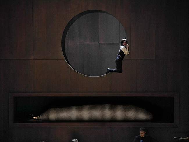 Klaus Grünberg, set and light design for Simplicius Simplicissimus (Hartmann), Theater Bremen, 2017