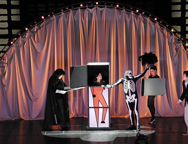 Klaus Grünberg, set and light design, Die Zauberin, Vlaamse Opera, 2011